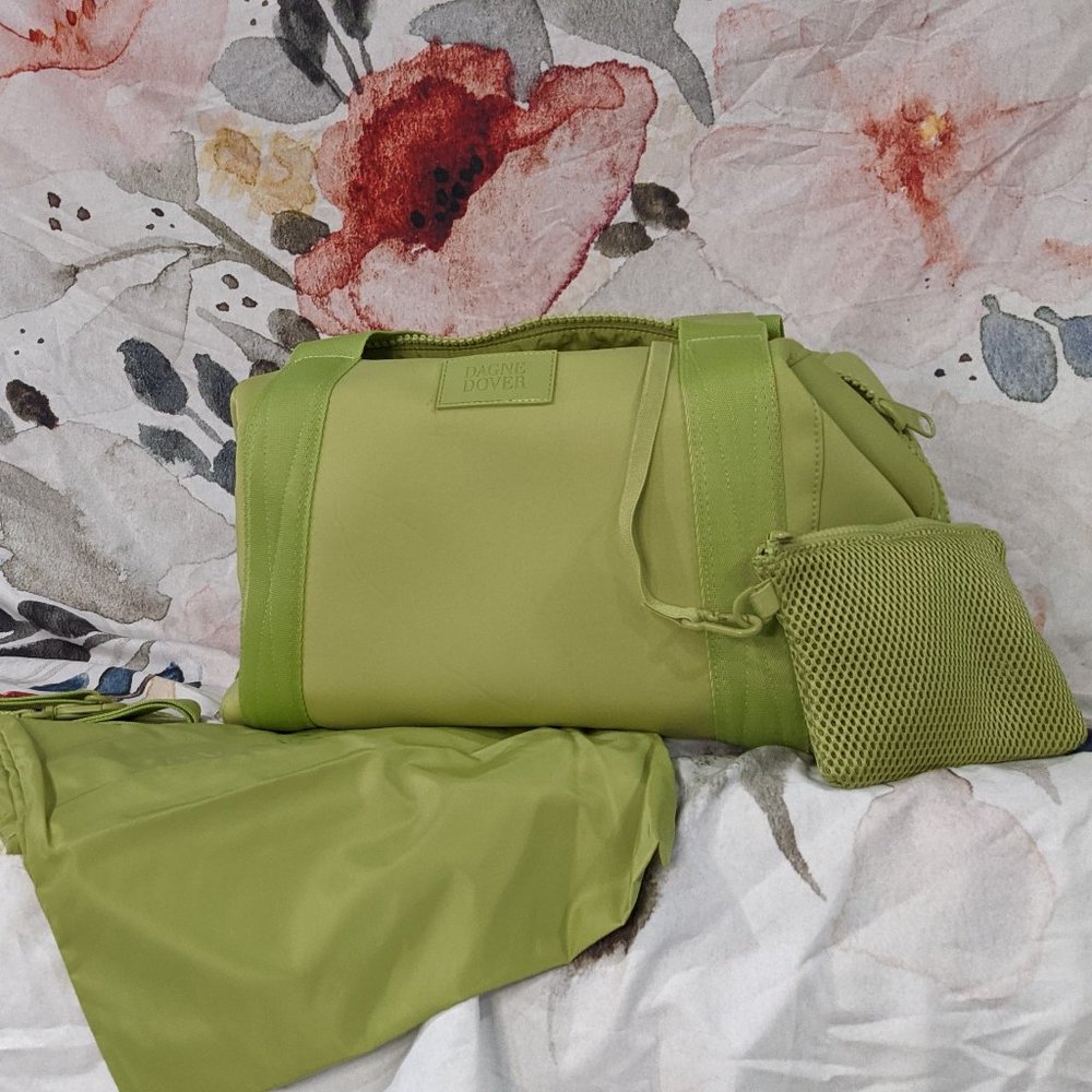 Dagne Dover Lime Medium Landon Duffel Bag